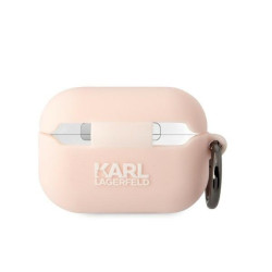 Karl Lagerfeld KLAP2RUNIKP AirPods Pro 2(2022/2023) cover Silicone Karl Head 3D / pink