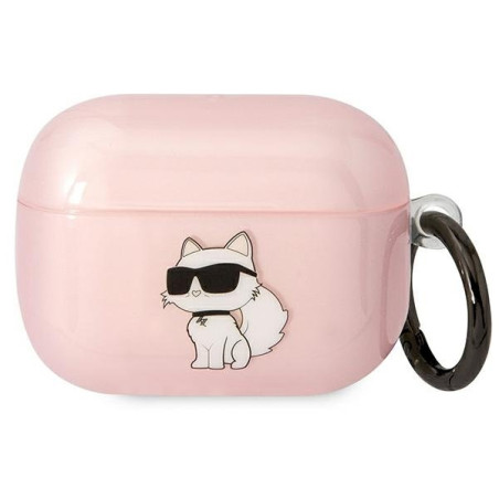 Karl Lagerfeld KLAPHNCHTCP Airpods Pro cover Ikonik Choupette / pink