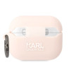 Karl Lagerfeld KLAPRUNCHP AirPods Pro cover Silicone Choupette Head 3D / pink