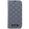 Karl Lagerfeld KLBKP14LSAKLHPG Book Case for iPhone 14 Pro 6.1" / silver