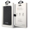 Karl Lagerfeld KLBKP14LSAKLHPK Book Case for iPhone 14 Pro 6.1" / black