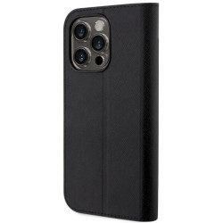 Karl Lagerfeld KLBKP14LSANKCPK Saffiano Karl & Choupette Bookcase for iPhone 14 Pro 6.1" / black