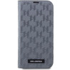 Karl Lagerfeld KLBKP14SSAKLHPG Bookcase for iPhone 14/15/13 6.1" / silver