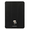 Karl Lagerfeld KLFC12OKMK Book Cover for iPad 12.9" Pro 2021 / black