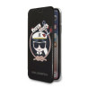 Karl Lagerfeld KLFLBKPXKSB Book Case Signature Glitter for iPhone X/Xs / black