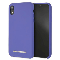 Karl Lagerfeld KLHCI61SLVOG iPhone Xr hardcase Silicone / violet