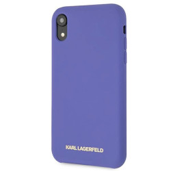 Karl Lagerfeld KLHCI61SLVOG iPhone Xr hardcase Silicone / violet