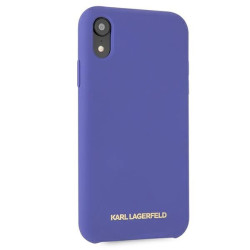 Karl Lagerfeld KLHCI61SLVOG iPhone Xr hardcase Silicone / violet