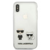 Karl Lagerfeld KLHCI65CKTR Hardcase for iPhone Xs Max / transparent