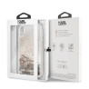 Karl Lagerfeld KLHCI65KSICGO Iconic Liquid Glitter Hard Case for iPhone Xs Max / gold