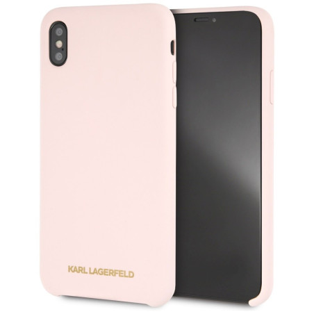 Karl Lagerfeld KLHCI65SLLPG Hardcase for iPhone Xs Max / light pink