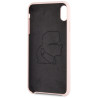 Karl Lagerfeld KLHCI65SLLPG Hardcase for iPhone Xs Max / light pink