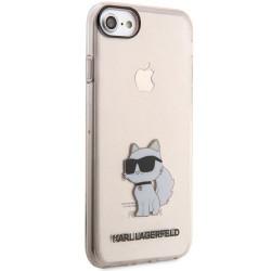 Karl Lagerfeld KLHCI8HNCHTCP Ikonik Choupette Hardcase for iPhone 7/8/SE 2020 / SE 2022 / pink
