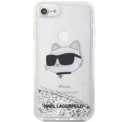 Karl Lagerfeld KLHCI8LNCHCS Hardcase Glitter Choupette H for iPhone 7/8/SE 2020 / SE 2022 / silver