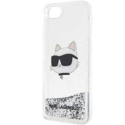 Karl Lagerfeld KLHCI8LNCHCS Hardcase Glitter Choupette H for iPhone 7/8/SE 2020 / SE 2022 / silver