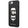 Karl Lagerfeld KLHCI8LSAKICKCBK Saffiano Karl&Choupette Hardcase for iPhone 7 Plus/8 Plus / black