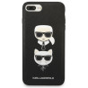 Karl Lagerfeld KLHCI8LSAKICKCBK Saffiano Karl&Choupette Hardcase for iPhone 7 Plus/8 Plus / black