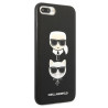 Karl Lagerfeld KLHCI8LSAKICKCBK Saffiano Karl&Choupette Hardcase for iPhone 7 Plus/8 Plus / black