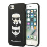 Karl Lagerfeld KLHCI8SAKICKCBK Hardcase Saffiano Karl&Cho for iPhone 7/8 / SE 2020 / SE 2022 / black