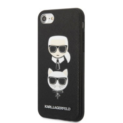 Karl Lagerfeld KLHCI8SAKICKCBK Hardcase Saffiano Karl&Cho for iPhone 7/8 / SE 2020 / SE 2022 / black