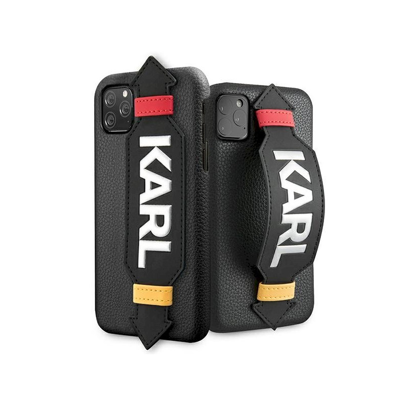 Karl Lagerfeld KLHCN58HDAWBK Hardcase for iPhone 11 Pro 5.8" / black Strap