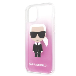 Karl Lagerfeld KLHCN58TRDFKPI Case for iPhone 11 Pro / pink gradient