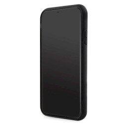 Karl Lagerfeld KLHCN61G2CPK Hardcase Glitter Choupette Patch for iPhone 11 / Xr 6.1" / black