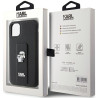Karl Lagerfeld KLHCN61GSAKCPK Gripstand Saffiano Karl&Choup for iPhone 11/Xr 6.1" / black
