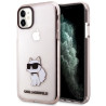 Karl Lagerfeld KLHCN61HNCHTCP Ikonik Choupette Hardcase for iPhone 11/Xr 6,1" / pink