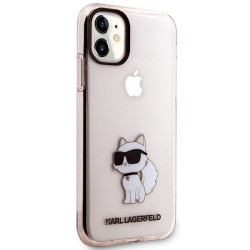 Karl Lagerfeld KLHCN61HNCHTCP Ikonik Choupette Hardcase for iPhone 11/Xr 6,1" / pink