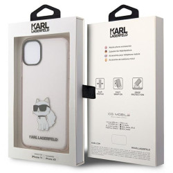 Karl Lagerfeld KLHCN61HNCHTCP Ikonik Choupette Hardcase for iPhone 11/Xr 6,1" / pink