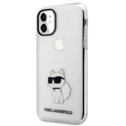 Karl Lagerfeld KLHCN61HNCHTCT Hardcase Ikonik Choupette for iPhone 11/Xr 6,1" / transparent
