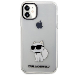 Karl Lagerfeld KLHCN61HNCHTCT Hardcase Ikonik Choupette for iPhone 11/Xr 6,1" / transparent