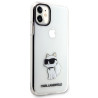 Karl Lagerfeld KLHCN61HNCHTCT Hardcase Ikonik Choupette for iPhone 11/Xr 6,1" / transparent