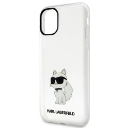 Karl Lagerfeld KLHCN61HNCHTCT Hardcase Ikonik Choupette for iPhone 11/Xr 6,1" / transparent