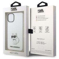 Karl Lagerfeld KLHCN61HNCHTCT Hardcase Ikonik Choupette for iPhone 11/Xr 6,1" / transparent