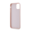 Karl Lagerfeld KLHCN61PQDSMGP Diagonal Quilted Script Hardcase for iPhone 11 / Xr 6.1" / pink