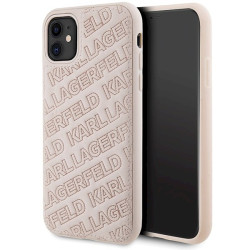 Karl Lagerfeld KLHCN61PQKPMP iPhone 11 / Xr 6.1" pink hardcase Quilted K Pattern