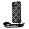 Karl Lagerfeld KLHCN61SAKLMBSK iPhone 11/Xr 6.1" hardcase Monogram Losange Saffiano / black