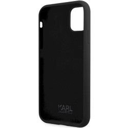 Karl Lagerfeld KLHCN61SKSVGK Silicone Signature Hardcase for iPhone 11/XR 6.1" / black
