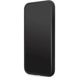 Karl Lagerfeld KLHCN61SMHCNPK Silicone C Metal Pin Hardcase for iPhone 11/Xr 6.1" / black