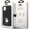 Karl Lagerfeld KLHCN61SMHCNPK Silicone C Metal Pin Hardcase for iPhone 11/Xr 6.1" / black
