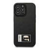 Karl Lagerfeld KLHCP13L3DKPK Hardcase Ikonik Patch for iPhone 13 Pro / 13 6,1" / black