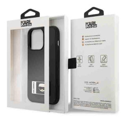 Karl Lagerfeld KLHCP13L3DKPK Hardcase Ikonik Patch for iPhone 13 Pro / 13 6,1" / black