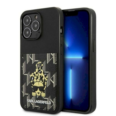 Karl Lagerfeld KLHCP13LCANCNK Hardcase Karlimals Cardslot for iPhone 13 Pro / 13 6,1" / black