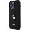Karl Lagerfeld KLHCP13LGSACHPK Gripstand Saffiano Choup Hardcase for iPhone 13 Pro / 13 6.1" / black