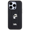 Karl Lagerfeld KLHCP13LGSAKCPK Gripstand Saffiano Karl& Case for iPhone 13 Pro / 13 6.1" / black