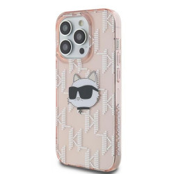 Karl Lagerfeld KLHCP13LHKLPCHP iPhone 13 Pro / 13 6.1" Hardcase IML Choupette Head & Mono / pink