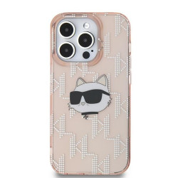 Karl Lagerfeld KLHCP13LHKLPCHP iPhone 13 Pro / 13 6.1" Hardcase IML Choupette Head & Mono / pink