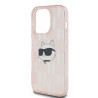 Karl Lagerfeld KLHCP13LHKLPCHP iPhone 13 Pro / 13 6.1" Hardcase IML Choupette Head & Mono / pink
